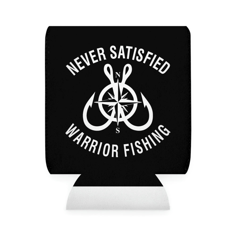 Never Satisfied Warrior Fishing Coozie