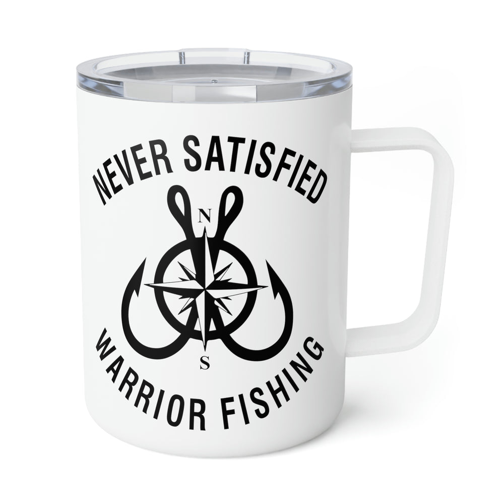 
                  
                    Never Satisfied Warrior Fishing Insulated Coffee Mug, 10oz
                  
                