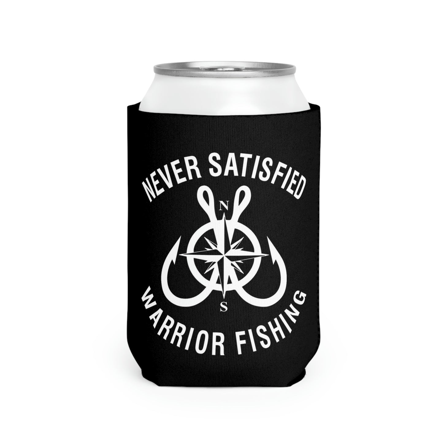 
                  
                    Never Satisfied Warrior Fishing Coozie
                  
                
