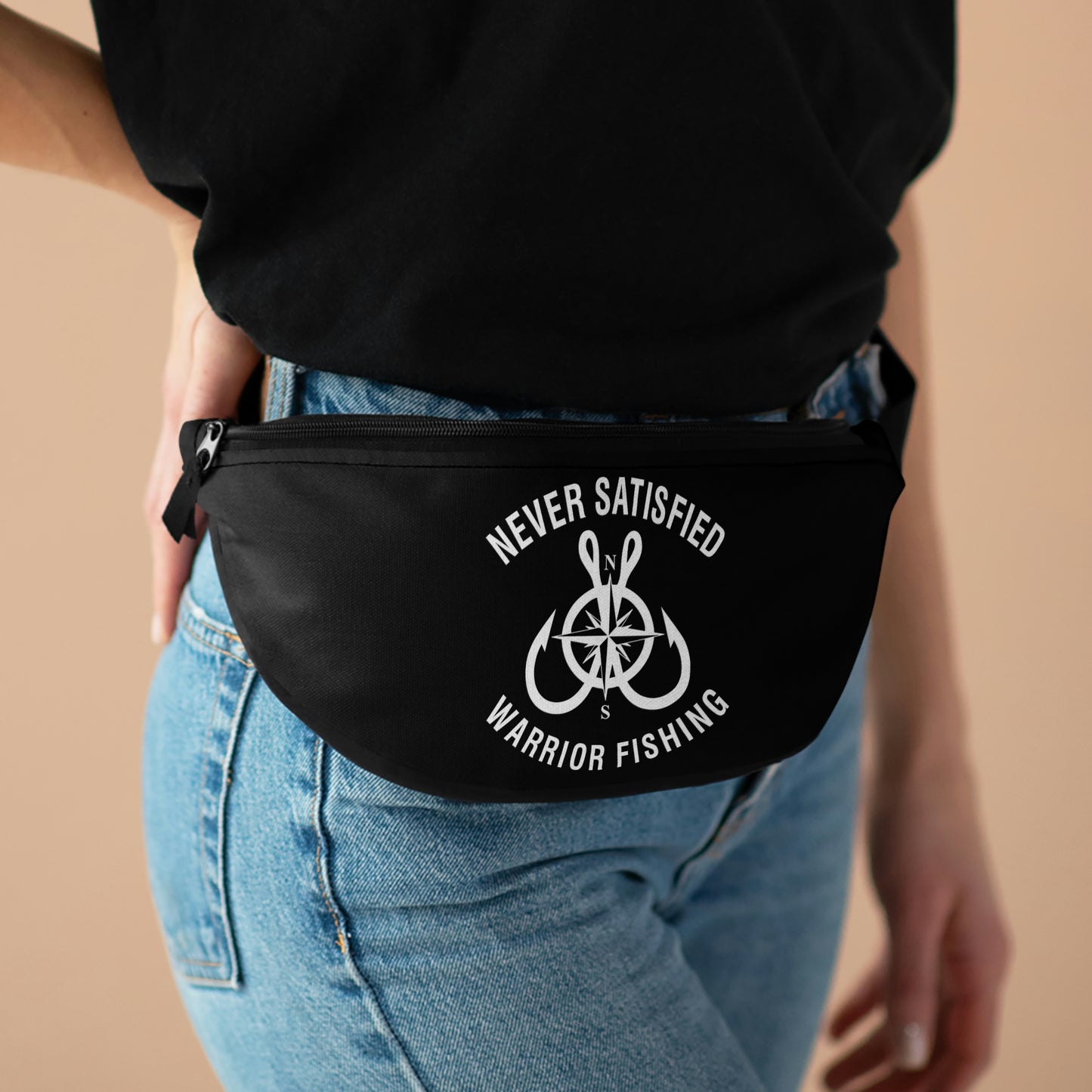 
                  
                    Never Satisfied Warrior Fishing Fanny Pack
                  
                